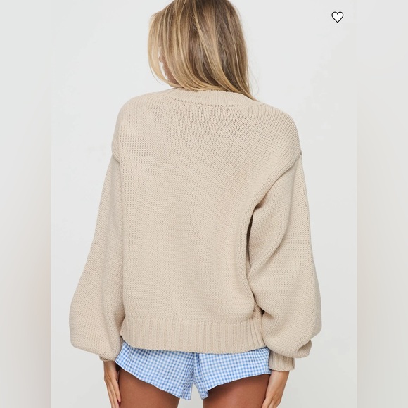 Princess Polly Edern Cardigan Cream - Picture 3 of 5